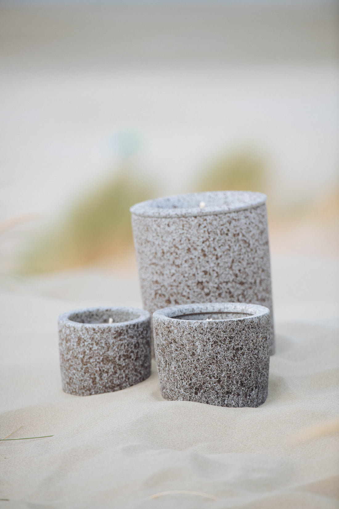 Ash Grey Outdoor Candle