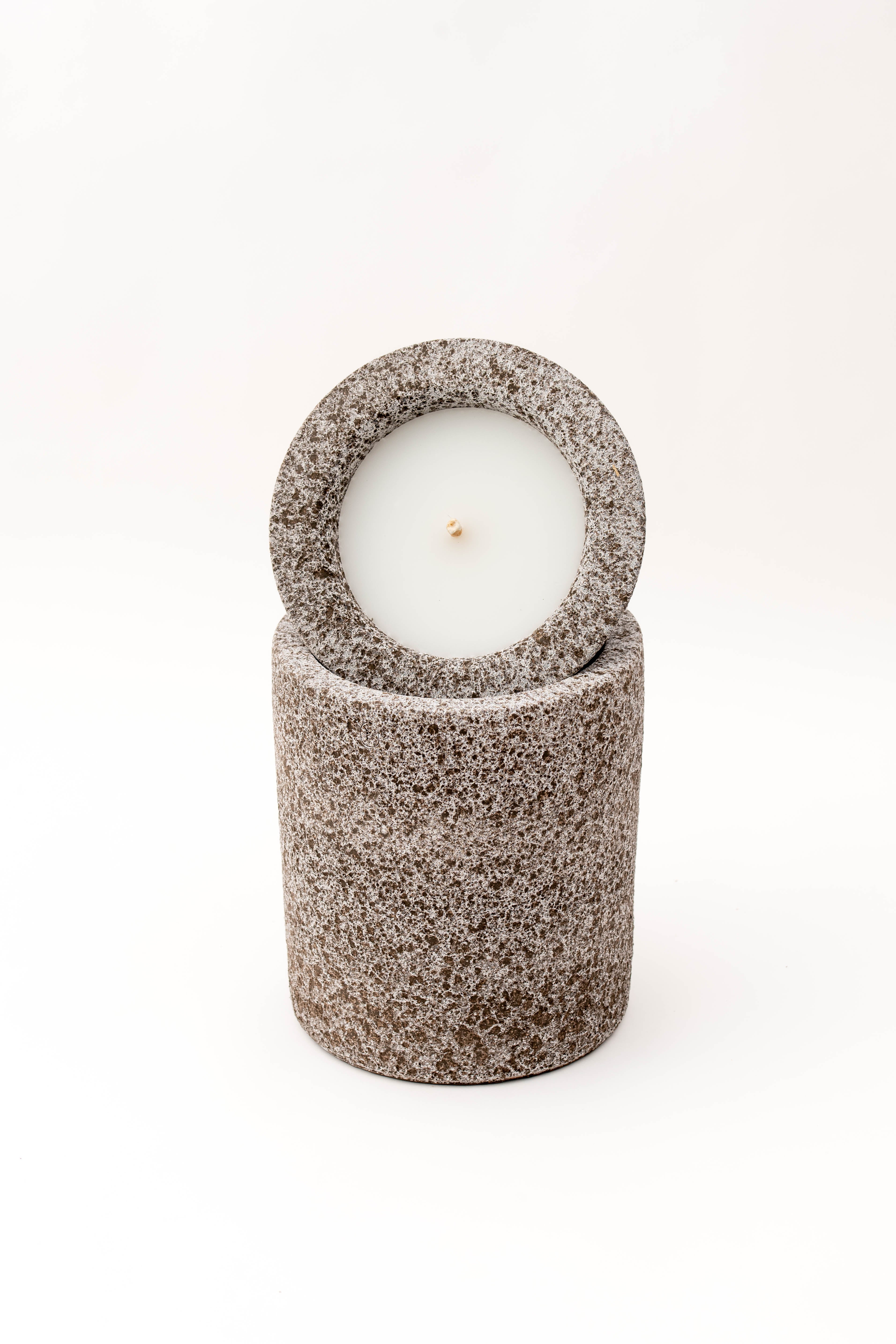 Ash Grey Outdoor Candle