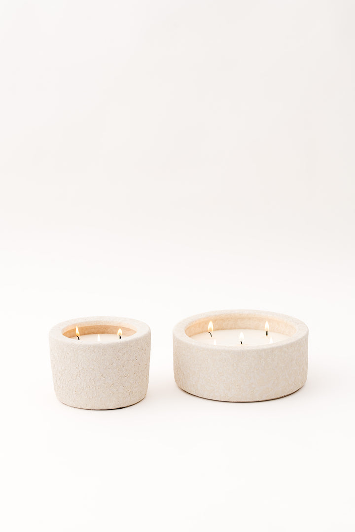 Warm White Indoor Candle