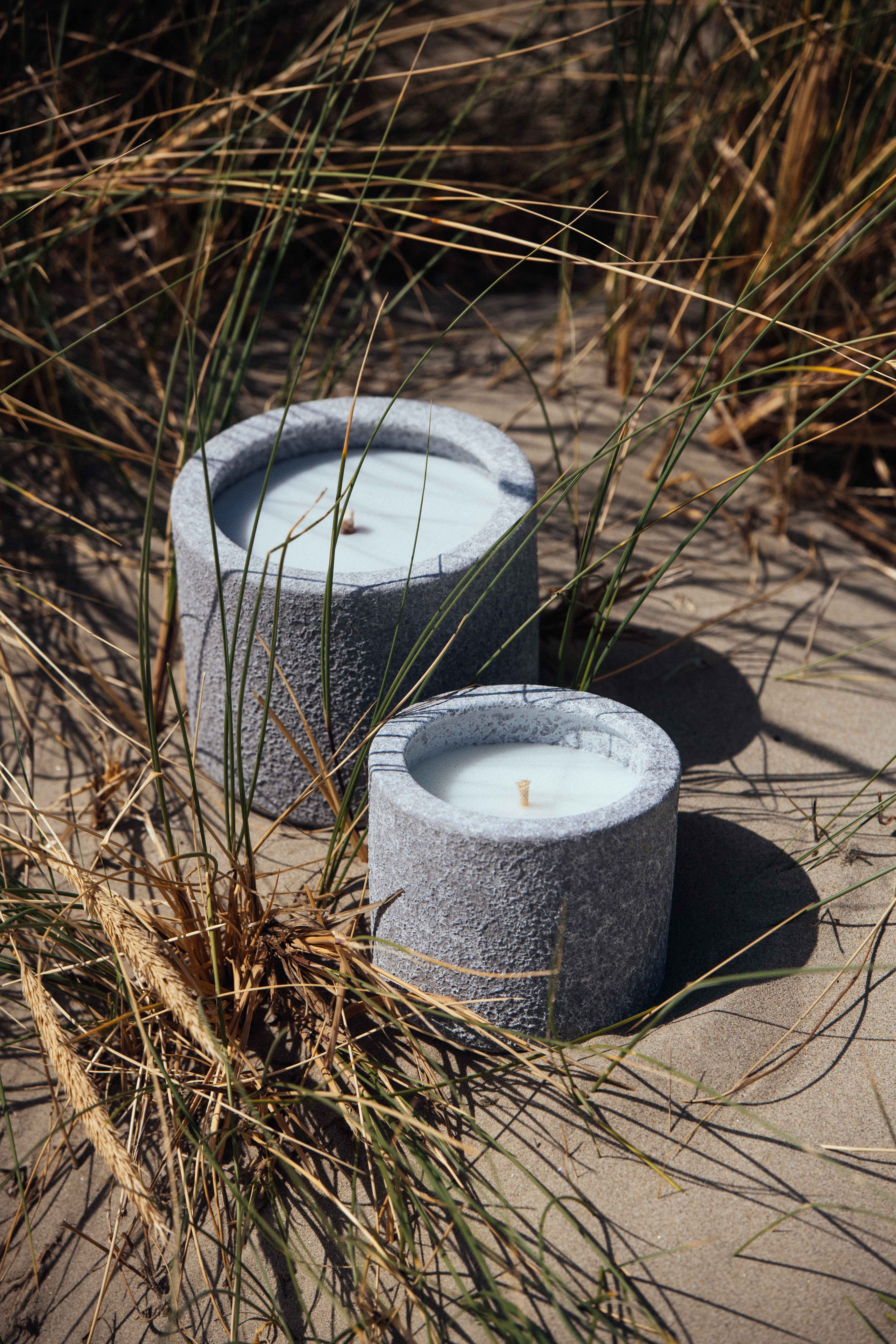 Smokey Grey Outdoor Candle