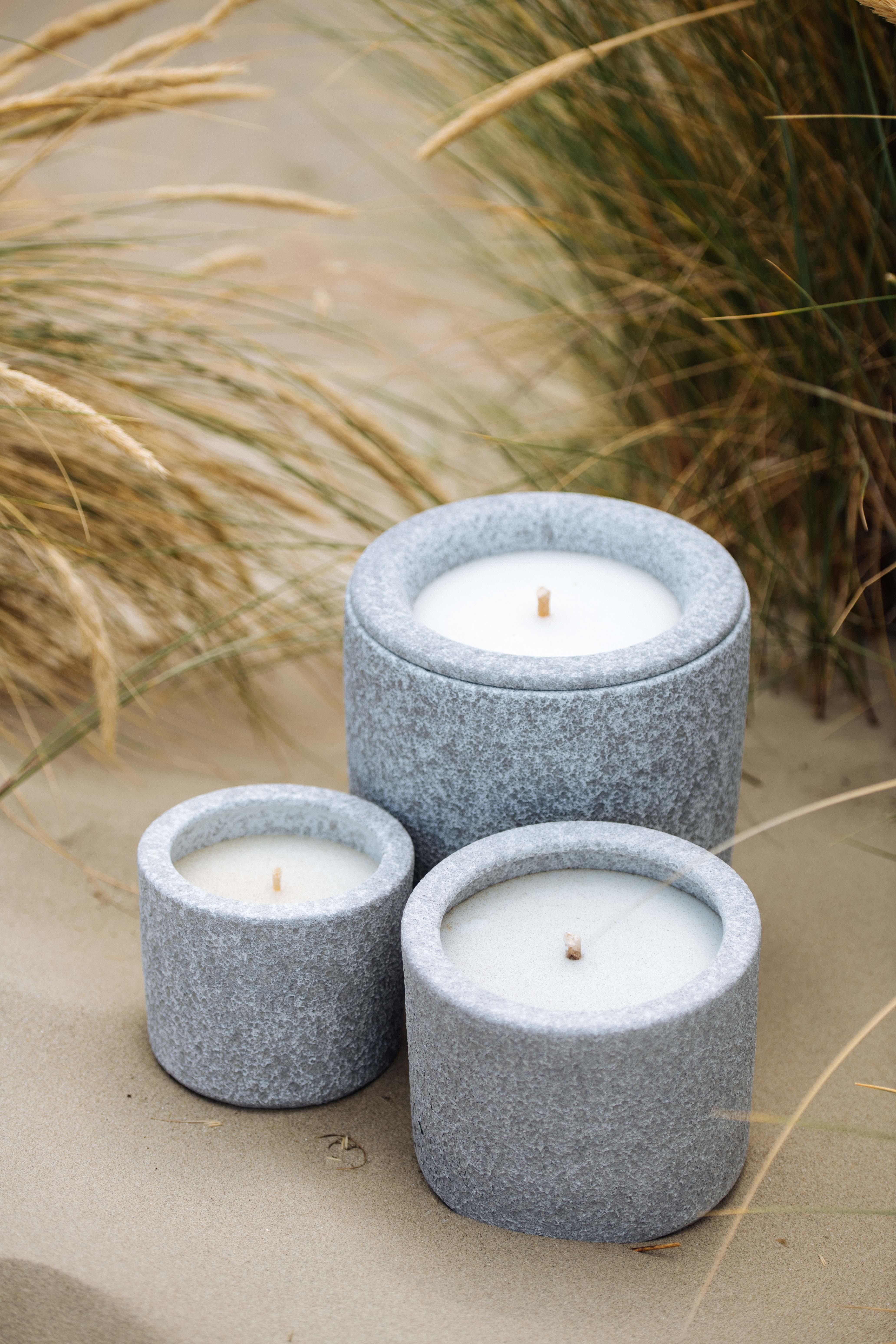 Smokey Grey Outdoor Candle