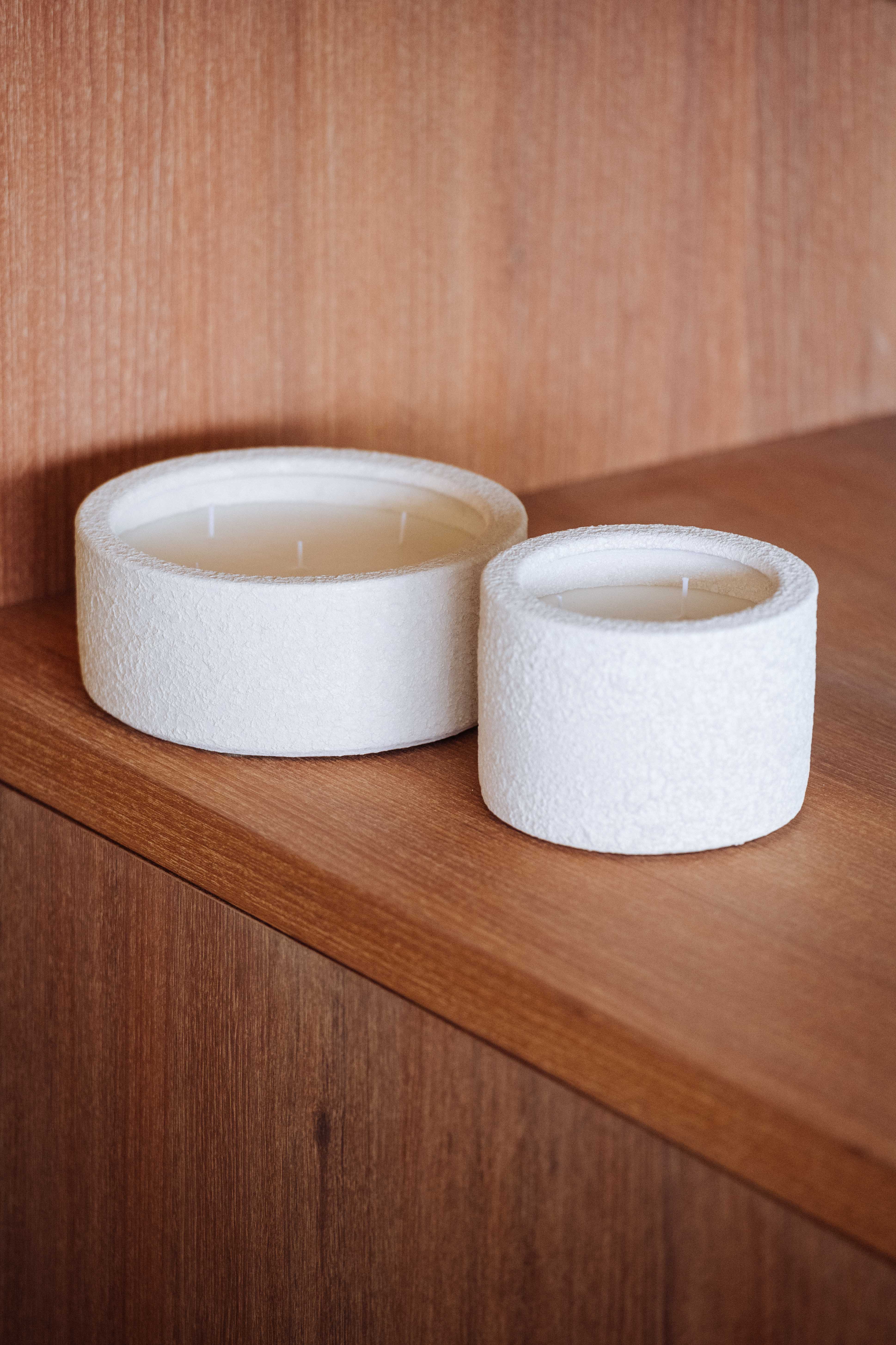 Warm White Indoor Candle