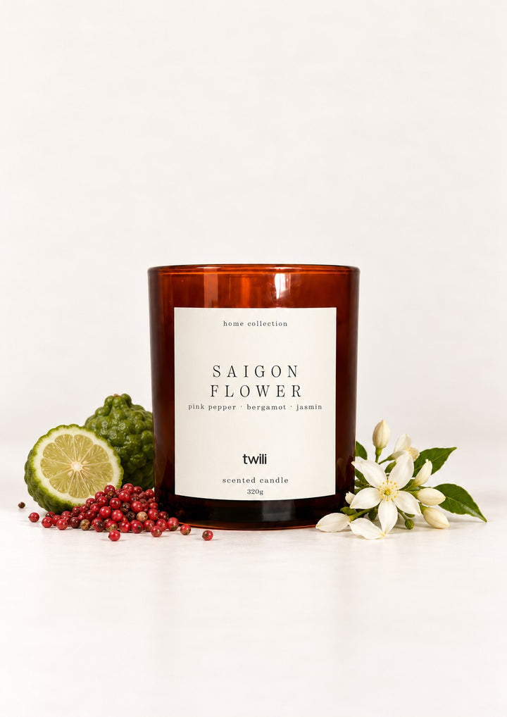 twili Saigon Flower scented candle S, 320 g