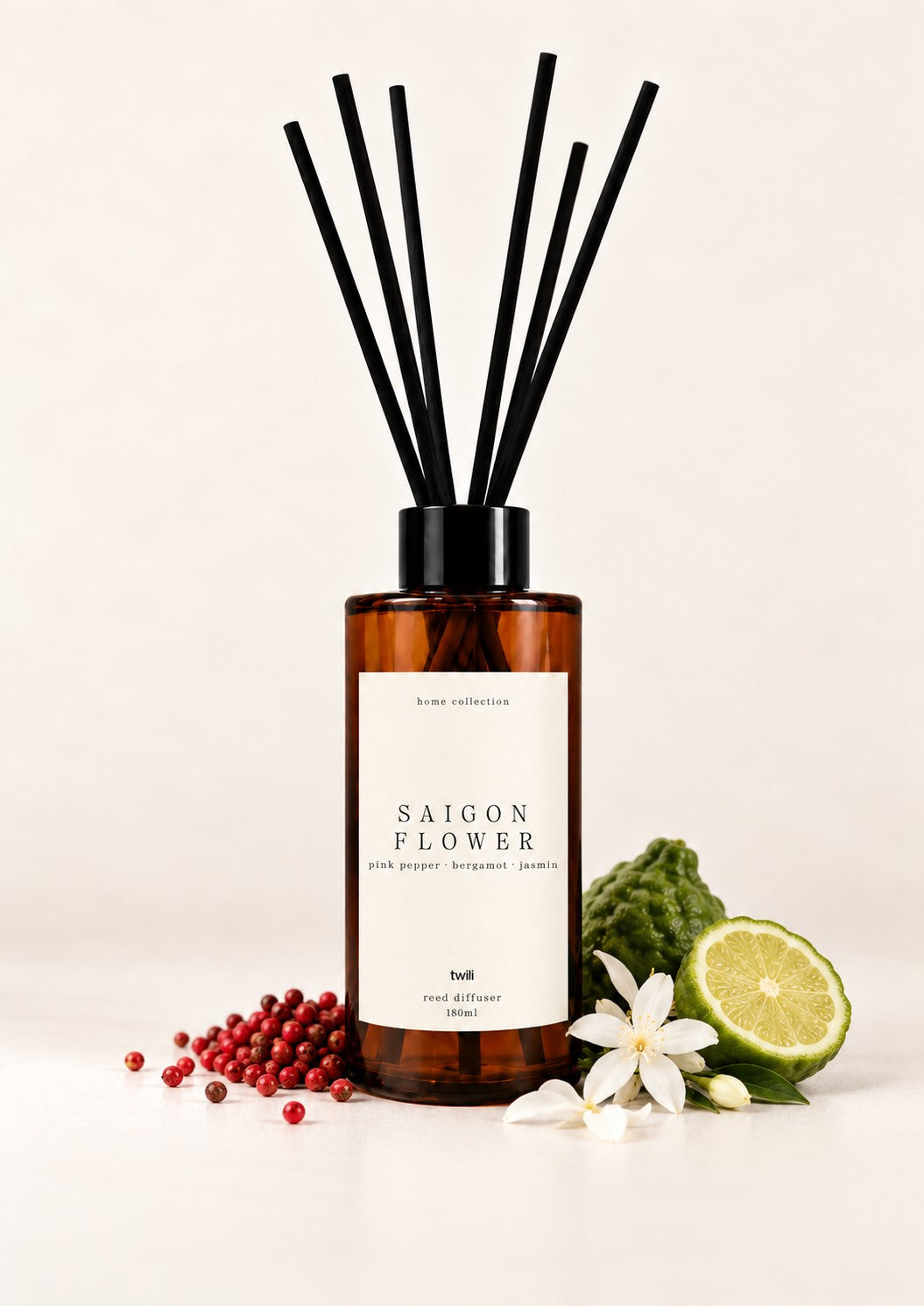 twili Saigon Flower reed diffuser, 180 ml